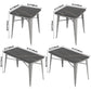 Industrial Dining Table Black Sintered Stone Dining Table with Sled Base Clearhalo ' dining_table' 'Dining Tables & Seating' 'Dining Tables' 'furn' 'furn_dining_table' 'Furniture' 'furniture_dining_table' 'Kitchen & Dining Furniture' 'kitchen&dining_furn' 'kitchen' 'kitchen_dining_table' 1200x1200_5e2bc035-947f-4010-845f-135fe60e48f9