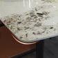 Rectangle Stone Top Dining Table Contemporary Dining Table with 4 Legs in Black Clearhalo 'Dining Tables & Seating' 'Dining Tables' 'dining_table' 'furn' 'furn_dining_table' 'Furniture' 'furniture_dining_table' 'Kitchen & Dining Furniture' 1200x1200_5e2f83bf-42e2-4236-9721-426974416b11