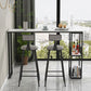 1/2/3 Pieces Modern Rectangular Pub Table Set Sintered Stone Top Counter Table Set Clearhalo 'Bar Furniture' 'furn' 'furn_home_bar_bar_sets' 'Furniture' 'Home Bars & Bar Sets' 'home_bar_bar_sets' 'Kitchen & Dining Furniture' 1200x1200_5e338f2d-cf3e-4dcd-a07c-fec93d2337fc