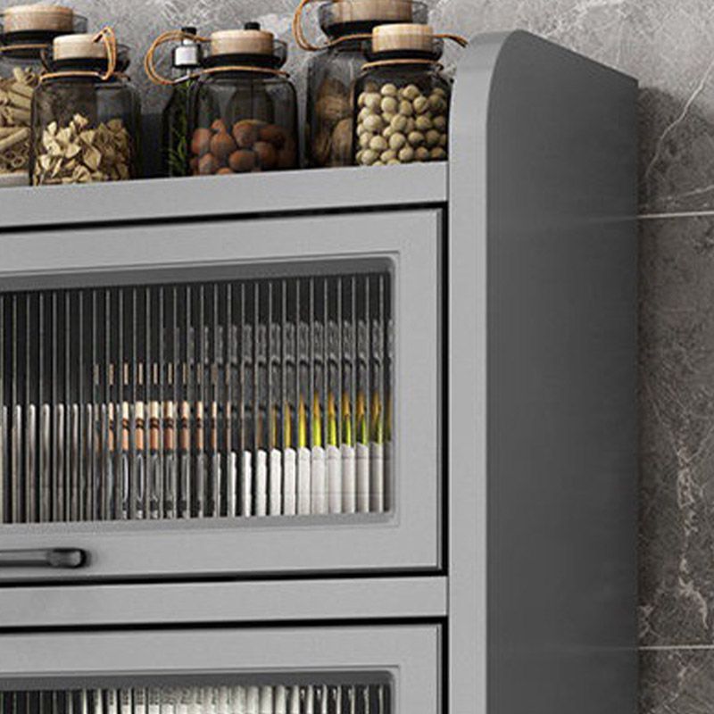 Technischer Holz Sideboard Küche Sideboard mit offener Lagerung