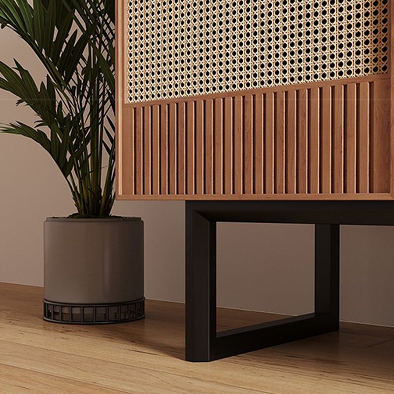 Tavolo da buffet contemporaneo Scheda laterale in legno massiccio con armadi