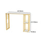 Glam – ensemble de Table de bar rectangulaire, comptoir en pierre, avec tabourets hauts, pour cuisine, 1/2/3 pièces