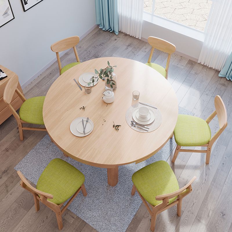 Contemporary Extendable Solid Wood Dining Table Kitchen Standard Dining Table with 4 Legs Base Clearhalo ' dining_table' 'Dining Tables & Seating' 'Dining Tables' 'furn' 'furn_dining_table' 'Furniture' 'furniture_dining_table' 'Kitchen & Dining Furniture' 'kitchen&dining_furn' 'kitchen' 'kitchen_dining_table' 1200x1200_5e37d0b7-4612-404a-bd30-0455146665c8