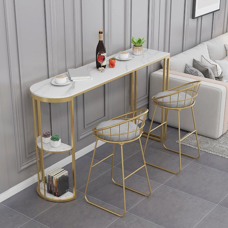 Modern Stone Bar Dining Table Specialty Bar Table for Small Places Clearhalo 'Bar Furniture' 'Bar Tables' 'bar_tables' 'furn' 'furn_bar_tables' 'Furniture' 'Kitchen & Dining Furniture' 1200x1200_5e380bb3-14e9-4d44-a104-1fe69c26ab1f