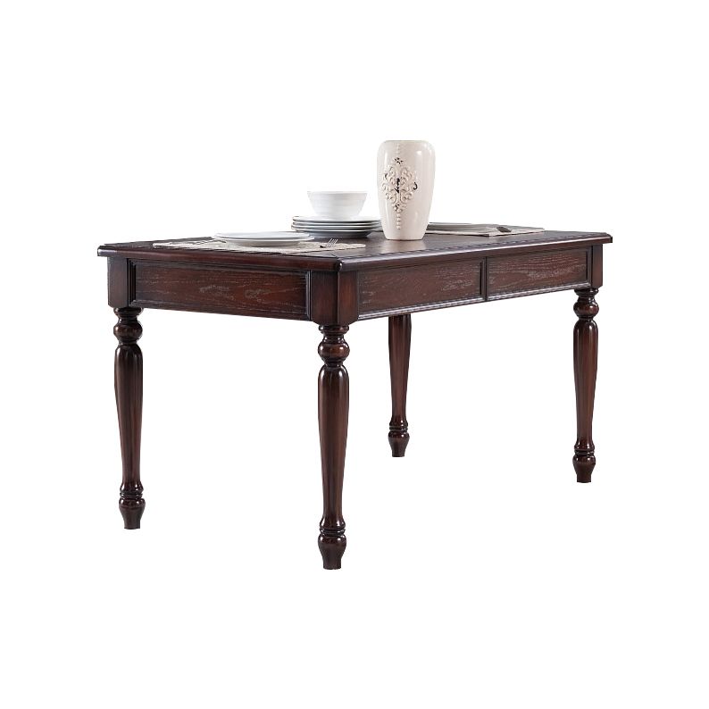 Mid-Century Modern Rectangle Dining Table Wood Table for Kitchen,55"L x 31.5"W x 29.5"H Clearhalo ' dining_table' 'Dining Tables & Seating' 'Dining Tables' 'furn' 'furn_dining_table' 'Furniture' 'furniture_dining_table' 'Kitchen & Dining Furniture' 'kitchen&dining_furn' 'kitchen' 'kitchen_dining_table' 1200x1200_5e3b04c7-5fb9-468f-b5f8-0a6aa9ef8ad2