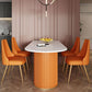 Metal Contemporary Free Form Dining Table Sintered Stone Table for Dining Room and Kitchen Clearhalo ' dining_table' 'Dining Tables & Seating' 'Dining Tables' 'furn' 'furn_dining_table' 'Furniture' 'furniture_dining_table' 'Kitchen & Dining Furniture' 'kitchen&dining_furn' 'kitchen' 'kitchen_dining_table' 1200x1200_5e3e8090-3267-4758-ade9-21528ab941a6