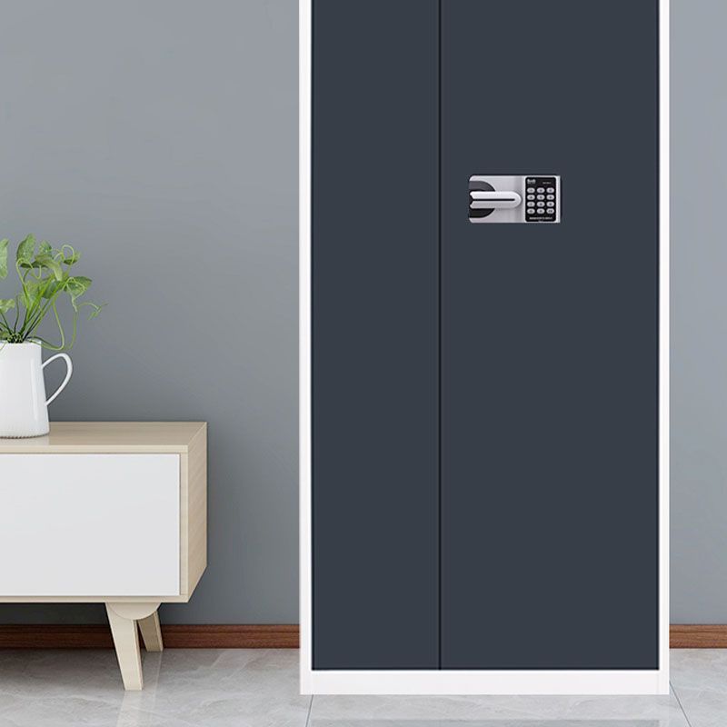 Contemporary File Cabinet Metal Frame Fire-Resistant Lateral File Cabinet with Lock Clearhalo 'Filing Cabinets' 'filling_cabinets' 'furn' 'furn_filling_cabinets' 'Furniture' 'Office Furniture' 1200x1200_5e4079b2-d2ec-4e22-8dbb-ef6a05cbb2ca