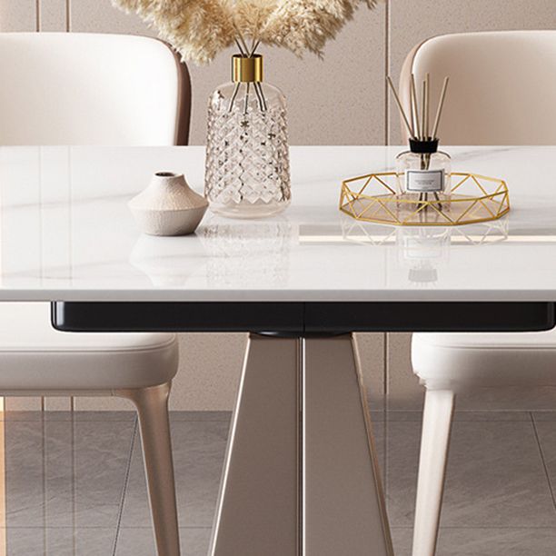 Contemporary 1/4/7 Pieces Dining Set Sintered Stone Dining Room Set Clearhalo 'Dining Room Sets' 'Dining Tables & Seating' 'dining_room_set' 'furn' 'furn_dining_room_set' 'Furniture' 'furniture_dining_room_set' 'Kitchen & Dining Furniture' 'kitchen&dining_furn' 'kitchen' 1200x1200_5e408497-4cac-4a0d-b1f9-979f25969e4d