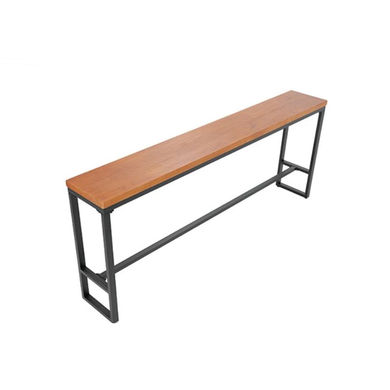 Set di tavoli da bar moderni 1/2/5 pezzi tavolo da barre per rettangolo e sgabello con poggiapiedi di metallo