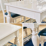 Mid-Century Dining Table Rectangle Solid Wood 4 Legs Dining Table for Home Use Clearhalo ' dining_table' 'Dining Tables & Seating' 'Dining Tables' 'furn' 'furn_dining_table' 'Furniture' 'furniture_dining_table' 'Kitchen & Dining Furniture' 'kitchen&dining_furn' 'kitchen' 'kitchen_dining_table' 1200x1200_5e411580-afbe-46d8-b04e-f3cbc4af98b0