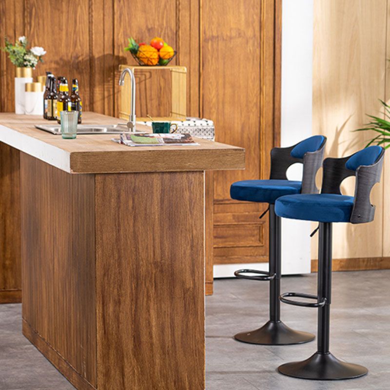 Sgabello da barra da bar in metallo in stile contemporaneo per soggiorno per soggiorno