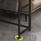 Modern Folding Bistro Bar Table Rectangle Metal Base Bar Table Clearhalo 'Bar Furniture' 'Bar Tables' 'bar_tables' 'furn' 'furn_bar_tables' 'Furniture' 'Kitchen & Dining Furniture' 1200x1200_5e454775-d3c2-43b1-8c84-44c038d15820