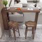 Modern Rectangle Bar Table Set 1/3 Pcs Solid Wood Bar Table and Stools Clearhalo 'Bar Furniture' 'furn' 'furn_home_bar_bar_sets' 'Furniture' 'Home Bars & Bar Sets' 'home_bar_bar_sets' 'Kitchen & Dining Furniture' 1200x1200_5e456a46-53dd-4252-b962-928f43fc998b