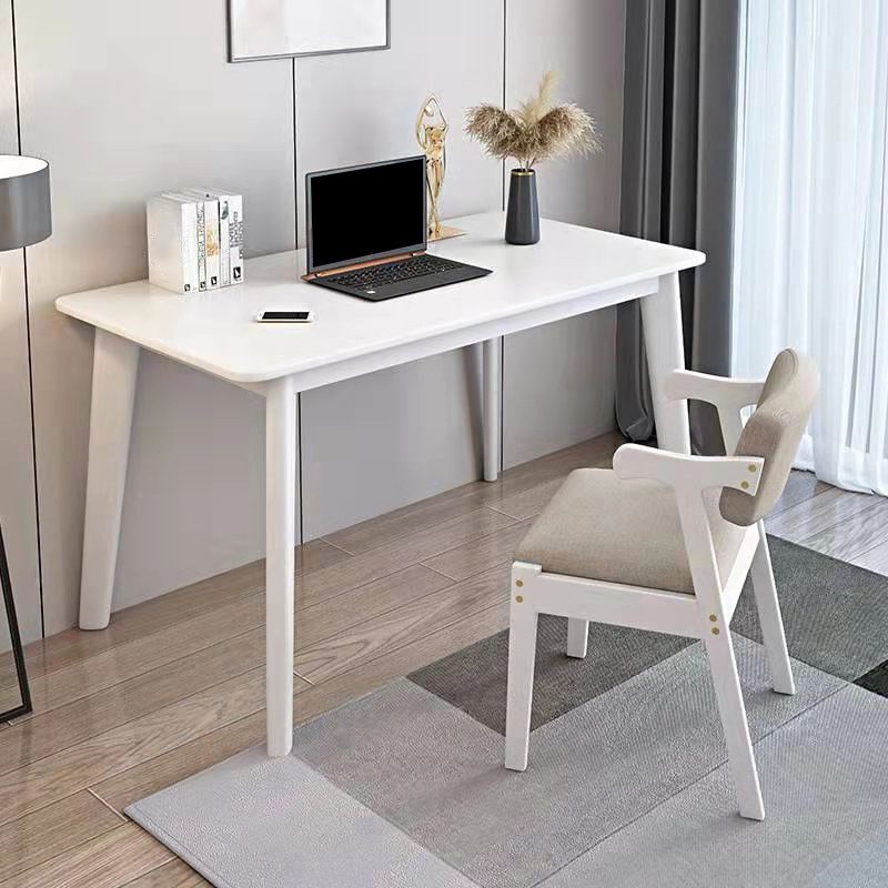 Rectangle Wooden Office Desk Modern Style Computer Desk for Home ...