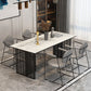 Traditional Luxury Dining Table Sintered Stone Table with Gold Frame for Home Use Clearhalo ' dining_table' 'Dining Tables & Seating' 'Dining Tables' 'furn' 'furn_dining_table' 'Furniture' 'furniture_dining_table' 'Kitchen & Dining Furniture' 'kitchen&dining_furn' 'kitchen' 'kitchen_dining_table' 1200x1200_5e4758fc-dd56-4026-bf94-b79f29ba350f
