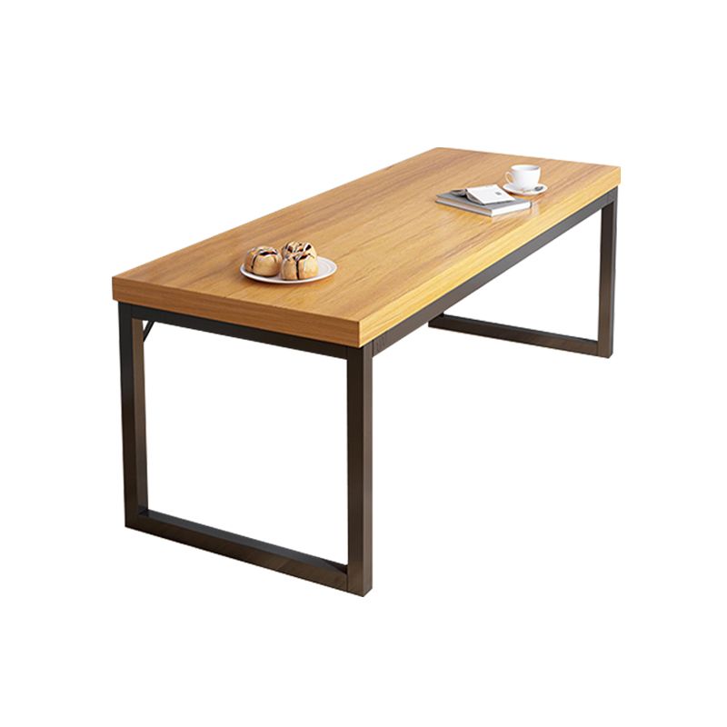 Houten eettafel in industriële stijl Eettafel rechthoekig voor thuis