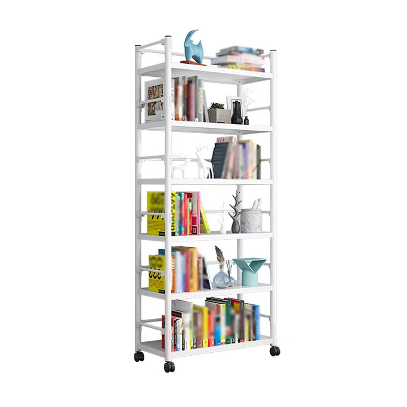 Open Etagere Bookshelf Contemporary Vertical Bookshelf with Caster Wheels Clearhalo 'Bookcases' 'furn' 'furn_bookcases' 'Furniture' 'furniture_bookcases' 'kitchen' 'kitchen_bookcases' 'Living Room Furniture' 'Office Furniture' 1200x1200_5e486412-89c3-4d34-9375-89f6cf4b155a
