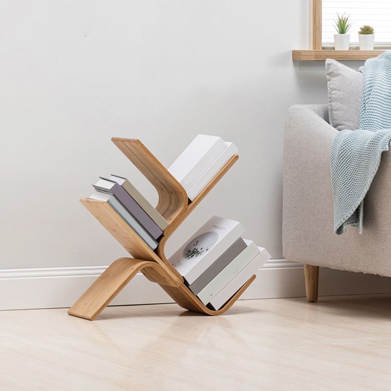 Modern Open Back Bookshelf Etagere Bamboo Bookcase for Home Office Clearhalo 'Bookcases' 'furn' 'furn_bookcases' 'Furniture' 'Office Furniture' 1200x1200_5e487fb4-e4f6-41c3-b4b2-80cff95771a4