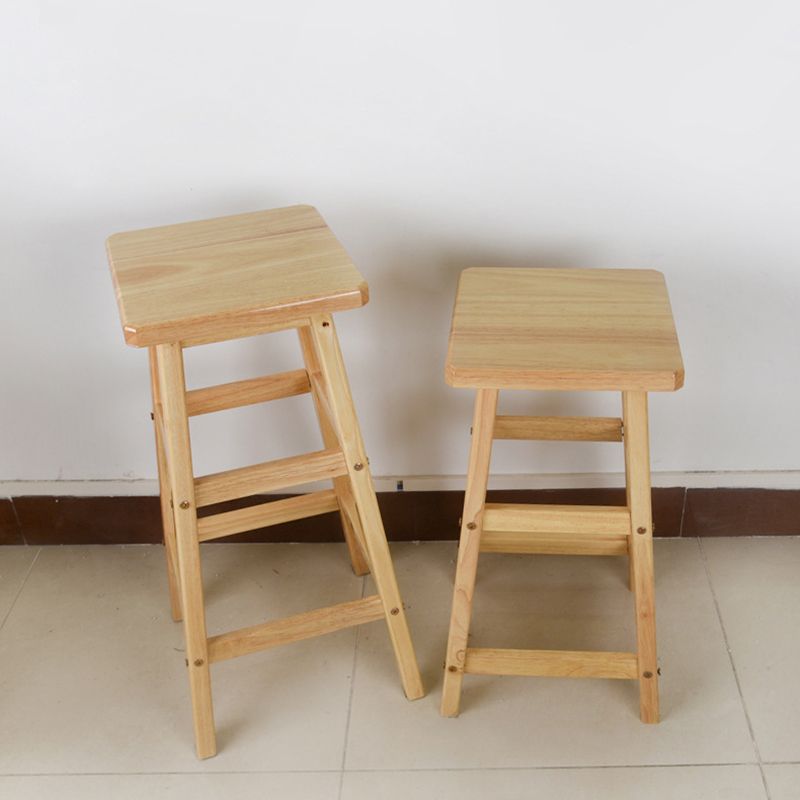 Oak Wood Modern Bar Stool Backless Footrest Indoor Counter-height Stool Clearhalo 'Bar Furniture' 'Bar Stools' 'bar_stools' 'furn' 'furn_bar_stools' 'furniture_bar_stools' 'Kitchen & Dining Furniture' 'kitchen&dining_furn' 'kitchen' 'kitchen_furn' Furniture' 1200x1200_5e490cad-81a5-4c86-b9c7-690e85b4d8a3
