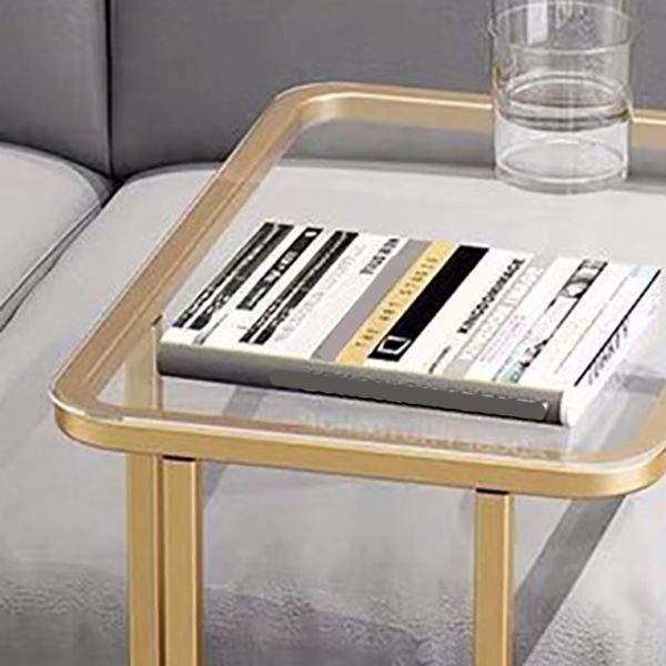 23.83 "Table de altura contemporánea de la mesa auxiliar de la mesa del lado C de metal C