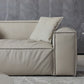 Ultra-Modern Genuine Sofa with Pillow Back and Square Arm in Wood Clearhalo 'furn' 'furn_sofas' 'Furniture' 'Living Room Furniture' 'Sofa' 'sofas' 1200x1200_5e4dec6b-cd17-4eda-a6ad-3fb5e9f32875