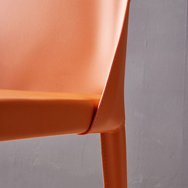 Modern Chair Dining Armless Chairs for Kitchen with Metal Legs Clearhalo 'Dining Chairs' 'Dining Tables & Seating' 'dining_chair' 'furn' 'furn_dining_chair' 'Furniture' 'furniture_dining_chair' 'Kitchen & Dining Furniture' 1200x1200_5e4df464-f6fd-4acb-b645-606487c12610