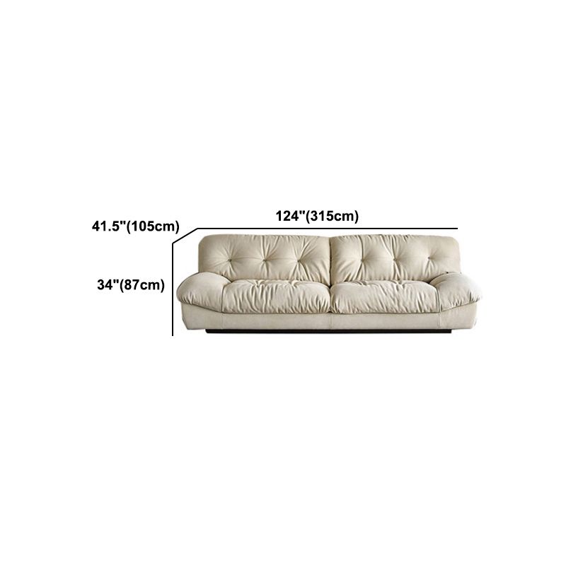 Sofá estándar con mechones 41.33 "D x 34.25" H Sofa sin brazo para sala de estar