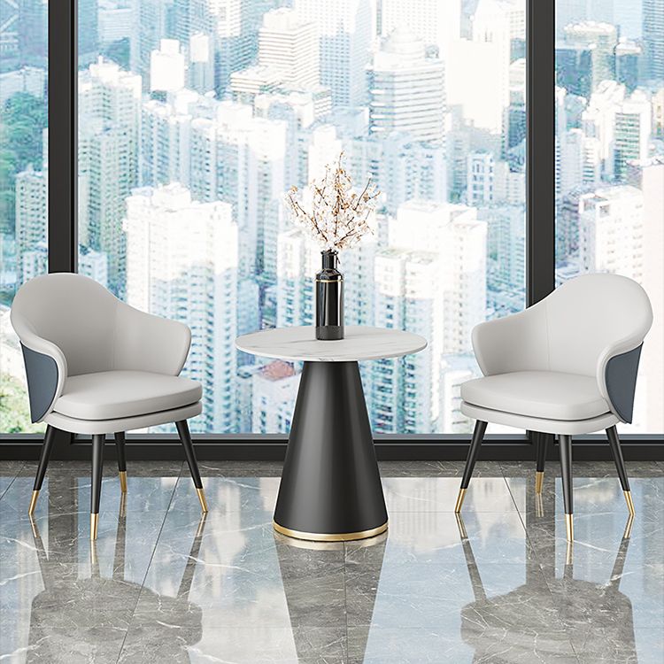 Modern 1/2/3/4/5 Pieces Dining Set Round White Dining Table Set for Home Use Clearhalo 'Dining Room Sets' 'Dining Tables & Seating' 'dining_room_set' 'furn' 'furn_dining_room_set' 'Furniture' 'furniture_dining_room_set' 'Kitchen & Dining Furniture' 'kitchen&dining_furn' 'kitchen' 1200x1200_5e4ee62f-0bf3-479f-84a3-272bdbdb18d1