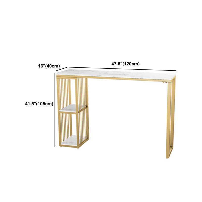 Glam Juego de mesa de bar de 1/3 piezas, mesa rectangular de piedra con taburetes para sala de estar