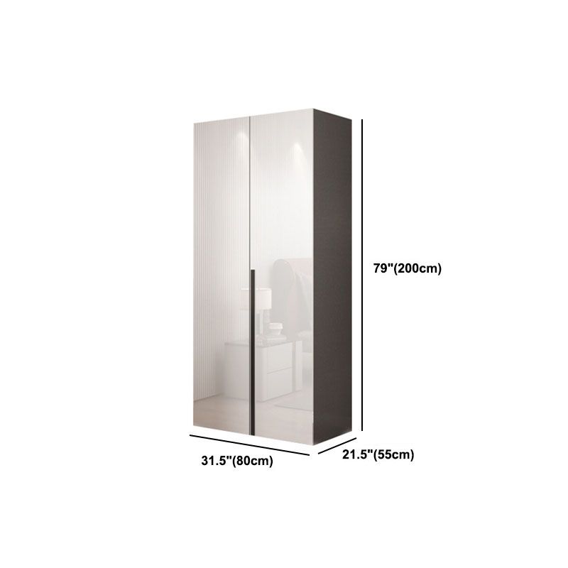 Armoire armoire de style contemporain armoire en bois avec porte pour chambre à coucher