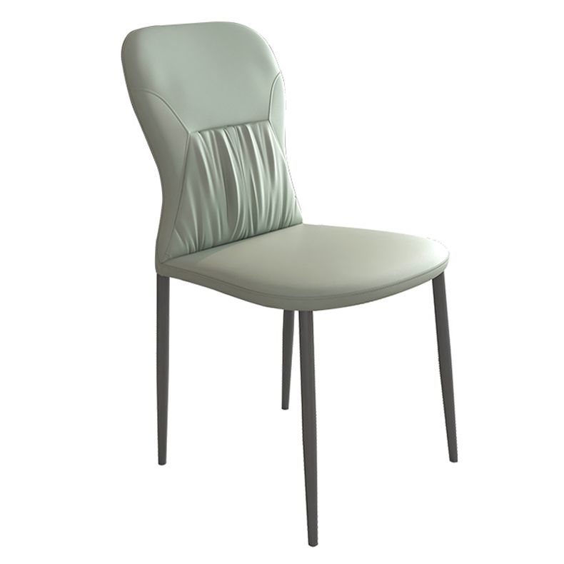 Contemporary Metal Dining Room Chairs PU Leather Dining Chairs for Home Use Clearhalo ' kitchen&dining_furn' 'Dining Chairs' 'Dining Tables & Seating' 'dining_chair' 'furn' 'furn_dining_chair' 'Furniture' 'furniture_dining_chair' 'Kitchen & Dining Furniture' 'kitchen' 1200x1200_5e4fa326-0b21-44eb-885d-fb82c8d79b65