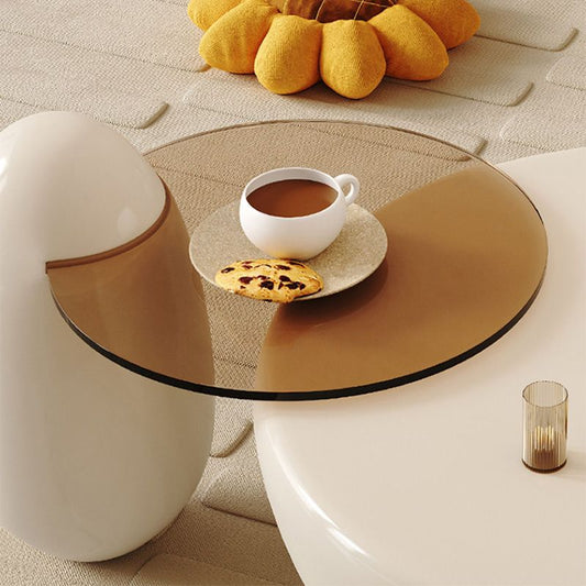 Wooden Coffee Table Round Nesting Coffee Table Set for Living Room Clearhalo 'Coffee & Accent Tables' 'Coffee Tables' 'coffee_tables' 'furn' 'furn_coffee_tables' 'Furniture' 'Living Room Furniture' 1200x1200_5e503c14-b827-4151-b64a-39c9c1df17eb