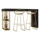 Nordic Glam Rectangle Sintered Stone Table Dining Bar Counter Table for Kitchen Clearhalo 'Bar Furniture' 'Bar Tables' 'bar_tables' 'Furniture' 'furniture_bar_tables' 'Kitchen & Dining Furniture' 1200x1200_5e50ce04-9a79-41a5-8893-47c0ddff7915
