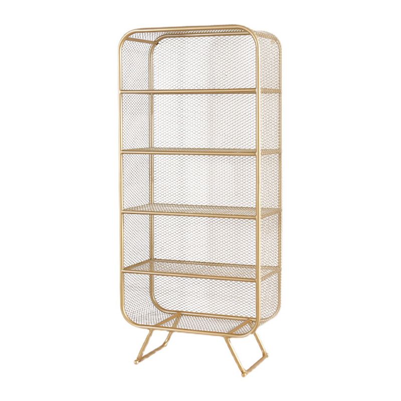 Industrial Metal Standard Bookshelf Closed Back Vertical Bookcase for Bedroom Clearhalo 'Bookcases' 'furn' 'furn_bookcases' 'Furniture' 'furniture_bookcases' 'Office Furniture' 1200x1200_5e510e08-fd46-4a4c-9f9b-3a60cb11d52c