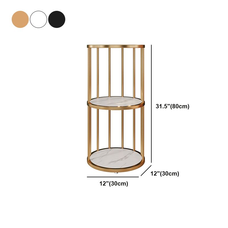 Scandinavian Metal Corner Bookshelf Open Vertical Bookshelf for Living Room Clearhalo 'Bookcases' 'furn' 'furn_bookcases' 'Furniture' 'furniture_bookcases' 'kitchen' 'kitchen_bookcases' 'Living Room Furniture' 'Office Furniture' 1200x1200_5e5174e5-9bfe-499b-9ad5-c5adde79b878