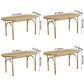 Contemporary Solid Wood Khaki Dining Table Oval Shape Standard Dining Table for Kitchen Clearhalo ' dining_table' 'Dining Tables & Seating' 'Dining Tables' 'furn' 'furn_dining_table' 'Furniture' 'furniture_dining_table' 'Kitchen & Dining Furniture' 'kitchen&dining_furn' 'kitchen' 'kitchen_dining_table' 1200x1200_5e518674-eec1-4bcf-9169-8a12c5f4474e