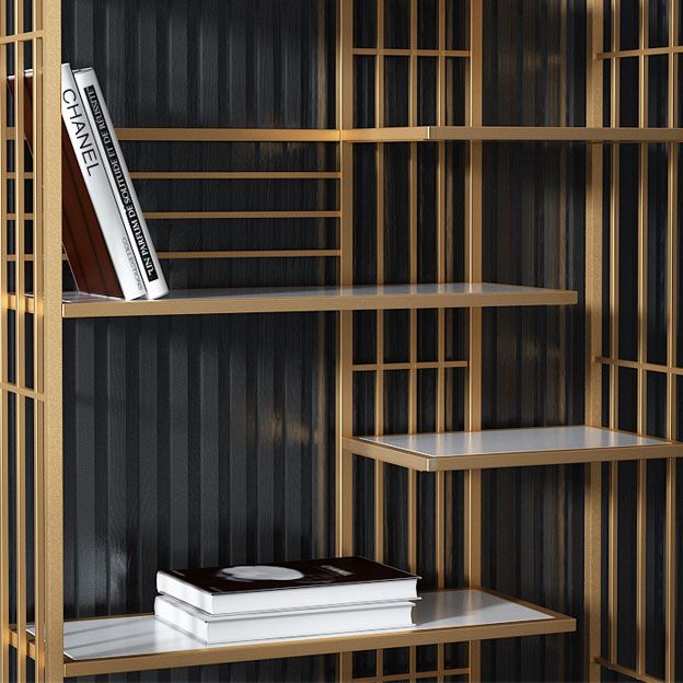 Estantería abierta estantería moderna de metal para comedor 70.9 "h x 11.8" W