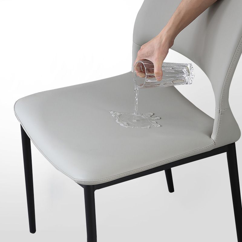 Sedia da pranzo aperta posteriore sedia da pranzo interno contemporaneo