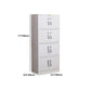 Hinged Metal Wardrobe Armoire Contemporary Grey Wardrobe Cabinet Clearhalo 'Armoires & Wardrobes' 'armoires_wardrobes' 'Bedroom Furniture' 'furn' 'furn_armoires_wardrobes' 'Furniture' 1200x1200_5e570007-5121-4de1-90ce-ce637088c5c9