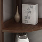 Corner Book Shelf Vertical Modern Shelf Bookcase for Study Room