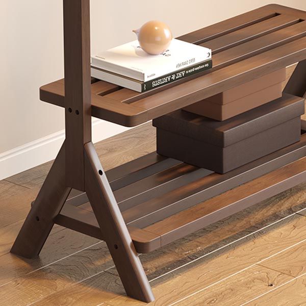 Moderno armadio in legno in legno in legno armadio con ripiani