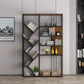 Glam Metal Bookshelf Standard Open Back Bookcase with Shelves