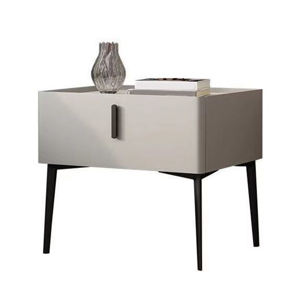 Contemporary 1 Drawer Accent Table Nightstand Antique Finish Bed Nightstand Clearhalo 'Bedroom Furniture' 'furn' 'furn_night_stand' 'Furniture' 'night_stand' 'Nightstands' 1200x1200_5e5a15e7-89d7-4ef2-880e-198b07de1c8b