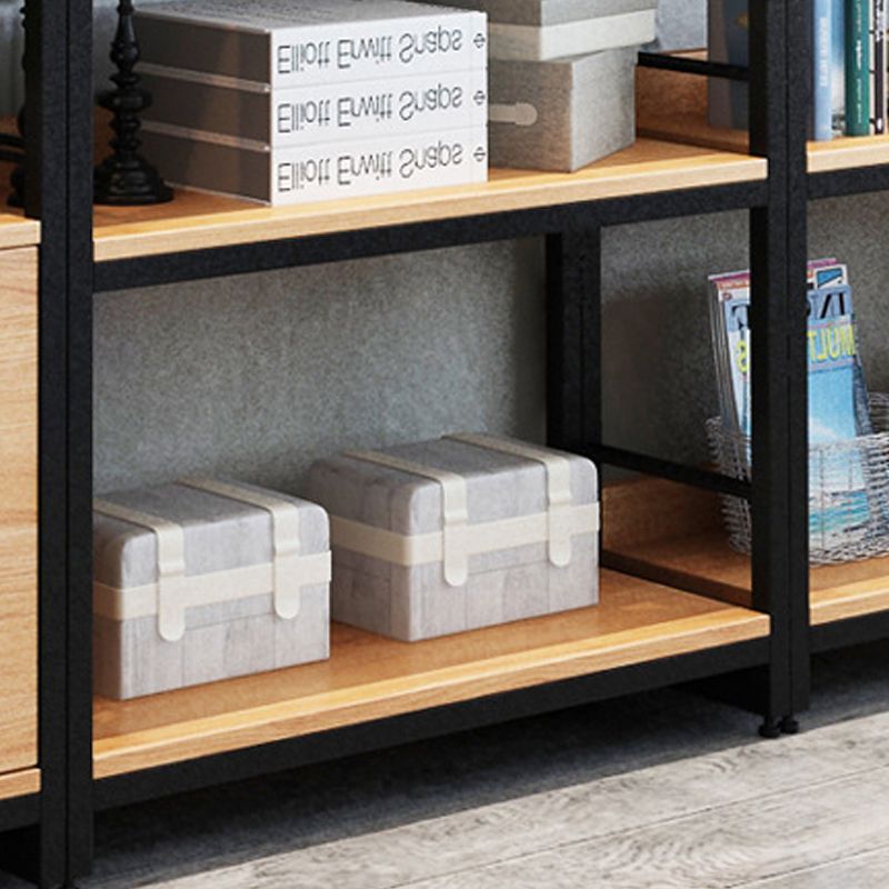 11.81"W Bookcase Industrial Style Open Back Bookshelf for Study Room Home Office Clearhalo 'Bookcases' 'furn' 'furn_bookcases' 'Furniture' 'furniture_bookcases' 'Office Furniture' 1200x1200_5e5f85eb-3599-4b27-93f7-40c1ac3a6772