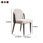 Armless Dining Chairs Glam Faux Leather Side Chairs for Dining Room Clearhalo 'Dining Chairs' 'Dining Tables & Seating' 'dining_chair' 'furn' 'furn_dining_chair' 'Furniture' 'furniture_dining_chair' 'Kitchen & Dining Furniture' 1200x1200_5e607325-8050-4645-9b32-b692ca4f6bae