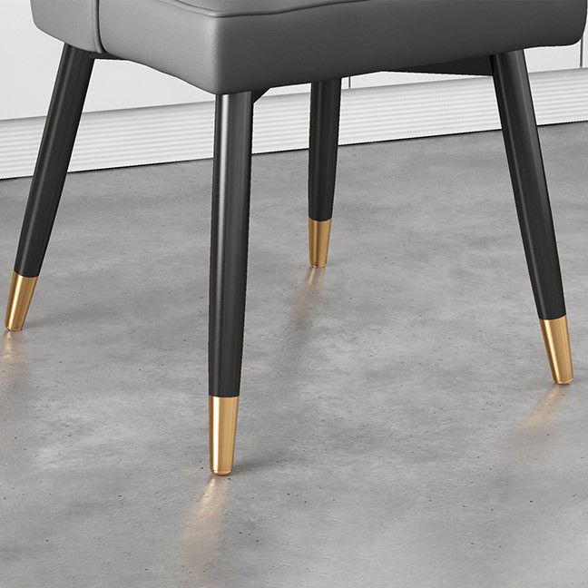 Glam Black Iron Dinette Set 1/2/5/7 Pieces Rectangle Sintered Stone Top Dining Table Set