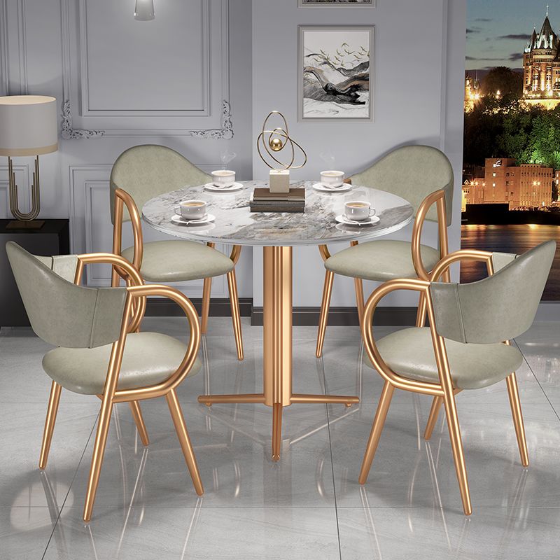 Stone Dining Table Traditional Luxury Dining Site Table with Tripod Base Clearhalo ' dining_table' 'Dining Tables & Seating' 'Dining Tables' 'furn' 'furn_dining_table' 'Furniture' 'furniture_dining_table' 'Kitchen & Dining Furniture' 'kitchen&dining_furn' 'kitchen' 'kitchen_dining_table' 1200x1200_5e657f56-77f4-40f1-8715-3f0f91dafdaf