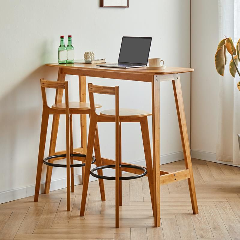 Rechthoekige barset in eigentijdse stijl, 1/2/3-delige pub-eetset voor eetkamer