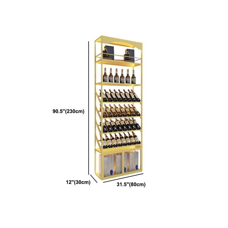 Luxury Floor Wine Shelf Metal Horizontal Wine Racks with Shelf Clearhalo 'furn' 'furn_wine_racks' 'Furniture' 'Kitchen & Dining Furniture' 'Wine Racks' 'wine_racks' 1200x1200_5e6c5e2a-99c5-483c-97e4-576104f60f8f
