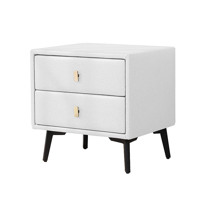 Table de nuit en bois artificiel 2 tiroirs table de nuit pour chambre à coucher